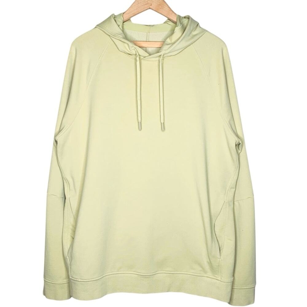 Lululemon City Sweat Pullover Hoodie Mens XL Dew Green French Terry Sweatshirt - Picture 2 of 8